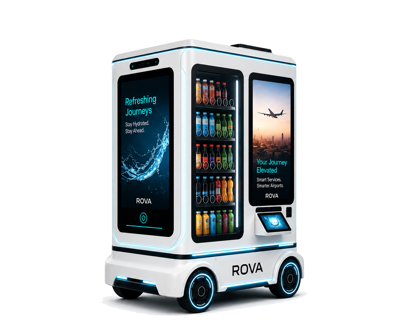 ROVA autonomous airport delivery robot